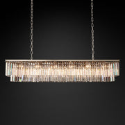 JC French Classicm Rectangular Chandelier 72"