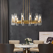 JC Manor Series Blown Glass Chandelier