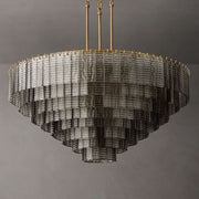 JC Siri Glass Round Chandelier 52”