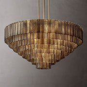 JC Siri Glass Round Chandelier 52”