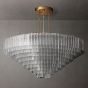 JC Siri Glass Round Chandelier 65"