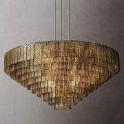 JC Siri Glass Round Chandelier 65"