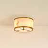 JC Small Upsala Alabaster Flush Mount Ceiling Light