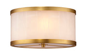 JC Small Upsala Alabaster Flush Mount Ceiling Light