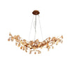 JC Stone Crystal Brass Dining Room Chandelier