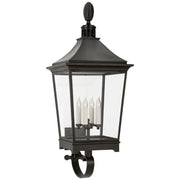 JC Bailey Classic large Lantern Wall Sconce Outdoor