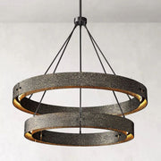 JC Vilary 2-Tier Round Chandelier 60"