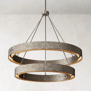 JC Vilary 2-Tier Round Chandelier 60"