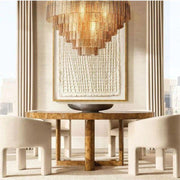 Sirena Clear Round Chandelier 65"