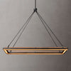 JC Vitas Rectangular Chandelier 62"