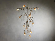 Gothic Viticcio Cascade Chandelier 34''H - Silver 