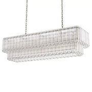 Vittoria Modern Chandeliers (Nickel Finish/Clear Glass)