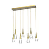 JC Water Drop Rectangle  LED Chandelier