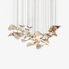 Calliope Modern Wave Floating Leaf Chandelier