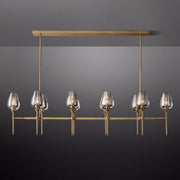 JC Maria Tulip Linear Chandelier 65"