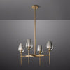 JC Maria Tulip Round Chandelier 27"