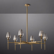 JC Maria Tulip Round Chandelier 42"