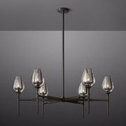 JC Maria Tulip Round Chandelier 42"