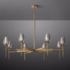 JC Maria Tulip Round Chandelier 54"