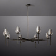 JC Maria Tulip Round Chandelier 54"