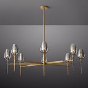 JC Maria Tulip Round Chandelier 54"