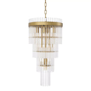 Milo S/L Modern Brass Chandelier