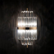 JC Yilia Hallway Crystal Wall Sconce 28.35" H