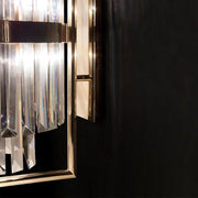 JC Luxury Hallway Crystal Wall Sconce 28.35" H