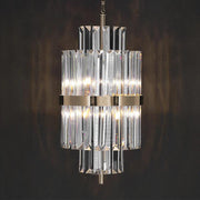 JC Luxury Crystal Pendant Light 12.2" D, Bar Pendant Light