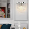 JC Aluminum Chain Tassel Wall Sconce