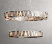 Jared Modern Round Two-Tier Chandelier 47", 60"