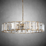 JC Hartley Crystal Round Chandelier 43"