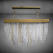 JC Cascada Rectangular Chandelier 54"