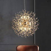 Modern Crystal Dandelion Chandelier Gold