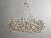 Eamon Crystal Flowers Creative Crown Chandelier 39", 48"