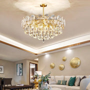 JC Copper Postmodern Luxury Crystal Chandelier