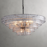 JC Ghiaccio Round Chandelier 36", 48"