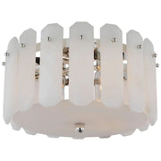 JC Alabaster Adrian Shield Small Ceiling Chandelier