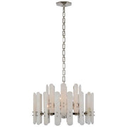 JC Alabaster Adrian Shield Small Pendant 12 Lights Chandelier