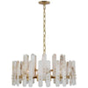 JC Alabaster Adrian Shield  Large Pendant 18 Lights Chandelier