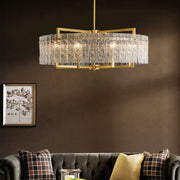 Flake Crystal Round chandelier