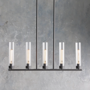 Fiora Modern Glass Linear Chandelier