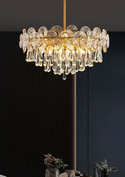 JC Copper Postmodern Luxury Crystal Chandelier