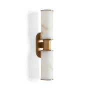 Hollis Alabaster 2-Light Wall Sconce