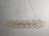 Eamon Crystal Flowers Creative Oval Chandelier