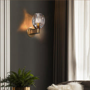 Canson Modern Crystal Bedroom Wall Sconces