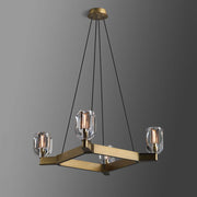 Elowen Circular Modern Chandelier 4 Lights