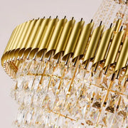 Luxury Large Crystal Chandelier for Staircase Living Hallway