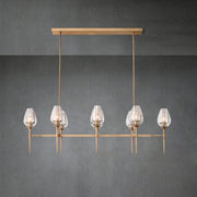 Tulipe Linear Chandelier 52"65"