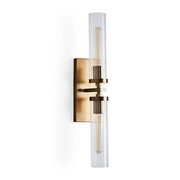 Celestia Modern Linear Glass Wall Sconces 2 Lights